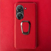 For Asus Zenfone 10 Case Handmade Genuine Leather Cases For Asus Zenfone9 Phone Cover Housing Protective Back Shell Stand Holder For Asus Zenfone10