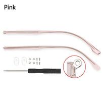 High Quality Universal Glasses Arm Repair Tool Anti-Slip Replacement Leg Convex Teeth Sunglasses Full Coverage rožinė