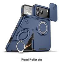 CAXITON Magnetic Lens Window Drop-Proof Phone Case for iPhone 11 Pro Max