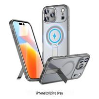 CAXITON Magnetic Kickstand Phone Case for iPhone 12/12 Pro