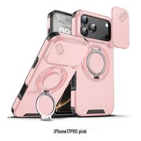CAXITON Magnetic Ring Lens Slide Phone Case for iPhone 17 Pro