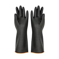 Chemical Resistant Latex Glove Oil Resistance Work Safe Gloves  Aquatic Industry 45cm 17.72in juoda
