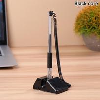 0.5 mm Stalo laikiklis Fiksuotas gelinis rašiklis Lipnus Fiksuotas gelinio rašalo rašiklis Skaitiklio Reklama Parašo rašiklis Biuro Mokyklos Kanceliarinės prekės Black(Black core)
