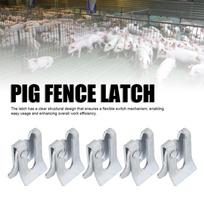5pcs Galvanized Steel Plate Pet Cage Suspended Water Dispenser Fence Latch  Pig Farrowing Bed S