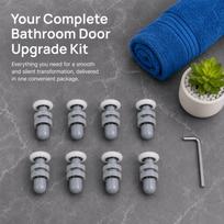 8pcs White Grey Sliding Door Wheels Durable Glass Door Runners Shower Door Rollers  Bathroom Door