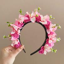 Hair Hoop Quanzhou Head-pinned Flower Headdress Chinese Style Headwear  Party style 6