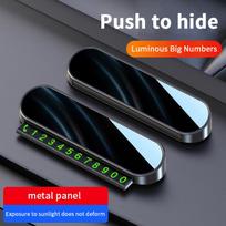 Car Phone Number Card Temporary Parking Card Plate Can Be Hidden Telephone Number Car Park Stop Automobile Accessories Styling