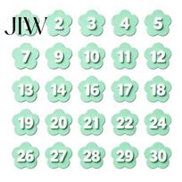 Back to School Essentials 30PCS Numbered Pencil Toppers, Reusable Prevent Confusion Labels, Classroom Management Tools Plastic Tracking Marker Clips, žalia