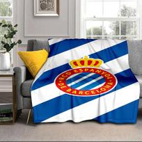 Real Sociedad Crest Design Portable Blanket/Soft Blanket Bedding Blanket Suitable for Travel Camping Living Rooms Offices Sofas Fan Gifts 75x90cm