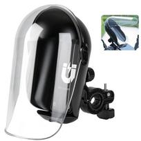 Rain Cover Motorcycle Phone Holder Extended Sun Visor Magnetic Phone Bracket  Outdoor Navigation Transparent Cover
