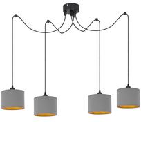 Lampa tornado pam4 szary-złoty