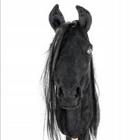 Realistyczny hobby horse - czarny a4 koń na kiju
