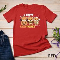 Shiba Inu Christmas Halloween Happy Hallothanksmas Tee Unisex T-shirt 8 L