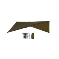 Bushmen  ultra-tarp 2x3  dark olive płachta biwakowa ultralight nylon  20d ripstop