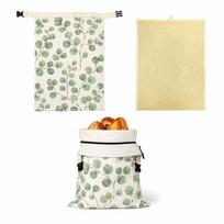 Reusable Beeswax Bread Bags Lock Closure Food Storage Bags New Sourdough Bread Bags  Kitchen Use 1