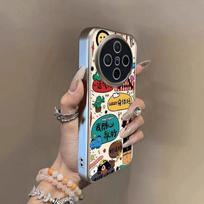 Full Coverage Shockproof Silicone Phone Case Vivo X200 Pro X100S Cartoon Style Girls Fortune Design vivo X200