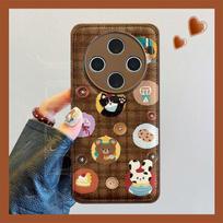 Full Coverage Silicone Phone Case Vivo X200 Pro X100 X100S X90 X80 X70 X60 Cute Cat vivo X200