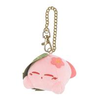 Sanei Boeki Plush Toy Kirby Fluffy Japanese Collection Sakura Mochi Mascot rožinė