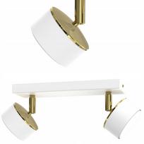 Lampa sufitowa plafon sufitowy reflektor biały złoty gx53 polska lampa led