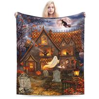 Christmas Eve Blanket Travel Flannel Throw Blanket For Couch Chair Warm Soft Custom Quality Bedspread Gift Idea Size: 75*100cm, Weight: 230 GSM