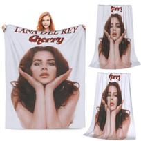 Lana Del Rey Blanket Soft Warm Flannel Throw Blanket Cover for Bed Living room Picnic Travel Home Couch Size: 75*100cm, Weight: 230 GSM