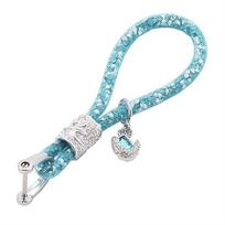 Key Fob Shiny  Bag Pendant Car Key Decorations Car Keychain Glitter Key Chains Car Key Ring mėlyna