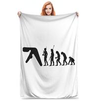 Aphex Twin Richard D James Music Blankets Warm Fleece Sofa Throw Blanket for Home Bedroom Travel Throws Bedspread Quilt Size: 75*100cm, Weight: 230 GSM