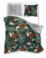Satin bedding 160x200 digitally printed nobile flowers