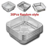 30Pcs 6/7/8/9inch Air Fryer Pans Non-Stick Aluminum Foil Bowl Disposable Tin Foil Tray  Take Out 7inch sidabras