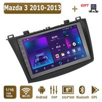 Android Carplay automobilinis radijas, skirtas Mazda 3 2010–2013 m. daugialypės terpės grotuvo galvos blokas Stereo GPS navigacija BT WIFI 2+32GB 1+16GB gray