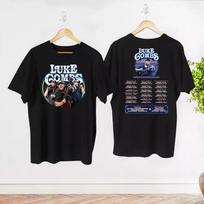 Luke Combs Shirt, Luke Combs Growing Up and Getting Old 2024 Tour T-Shirt XL
