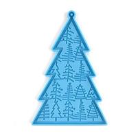 Shiny Glossy Christmas Tree Snowflake Ornaments Silicone Epoxy Resin Mold DIY Keychain Pendant for Valentine Gift 1