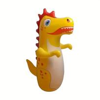 Colorful Dinosaur Inflatable Sandbags - a Vertical Flip Toy for Teenagers Dinosaur Toy Practice Daily Boxing geltona