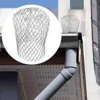 Adjustable Aluminium Gutter Downspout Guard Gutter Strainer Filter for Terrace Preventing Blockage Garden Twigs Gutter Cleaning