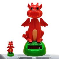 Dinosaur Shape Mini Swing Car Figures Dancing Solar Powered Cars Decor Table Creative Ornaments For Auto Decorative Accessories United States