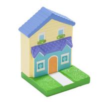Miniature Garden Ornaments, Resin Fairy Tale House Shape, Outdoor Decor for Patio Gardens DIY Landscape Accessories mėlyna