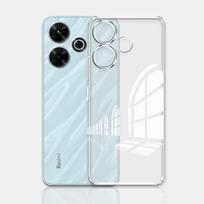For Xiaomi Redmi 13 4G Case Clear Soft Silicone Phone Case For Xiaomi Redmi A3x 4G Cover Shockproof Coque on Redmi Turbo 3 Funda Redmi 13 4G gryna