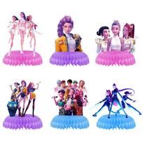 K-Pop Raganių Medžiotojai Vaikų Gimtadienio Šventė Medaus Koriaus Ornamentas Šventės Nuotraukų Rekvizitas Dekoravimo Reikmenys Witcher honeycomb ornaments (pack of 6)