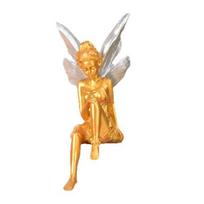 Decorative Ornament, Flower Fairy Design Small Decorative Sculpture, Home Living Room Bedroom Office Table Decoration 1pc