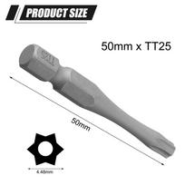 Torx Security Head Screwdriver Bit 1pcs Alloy Steel