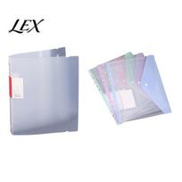 Student Exam Filing Organizer 11 Hole Expandable Binder Folders for 2/3/4 Ring Document Pouch, Plastic Envelopes Soft Color File Organizers 3pcs A