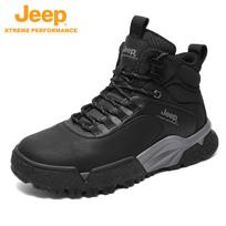JEEP Men's High-Top Hiking & Snow Boots 38 juoda