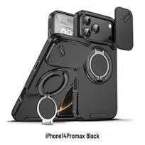 CAXITON Magnetic Lens Slide Phone Case for iPhone 14 Pro Max
