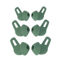 6Pcs Ear Pads For Huawei Freelace Pro Earphones Silicone Covers Caps Eartips žalia