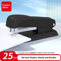 COMIX 25-Page Classic Steel Durable Stapler, Large Stapler Compatible with #12 Staples, 24/6 Staples, Office Supplies, B3083 Black