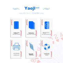 Yaoji Playing Cards, Durable Poker Cards, Eco-Friendly Material, 10 Decks, 1318 Tabletop Games, Card Game for Adults, Mahjong