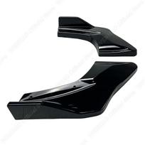 Maxton Style Rear Side Splitters For Volkswagen Golf Mk8 Golf 8 GTI 2019-2026 Tuning Gloss Black Rear Bumper Side Protector Trim Gloss Black