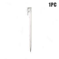 1/6Pcs Camping Tent Stakes Canopy Tent Pegs 28Cm Stainless Steel Garden Ground Nail Beach Awnings Hammock Trampoline Accessories 1PC
