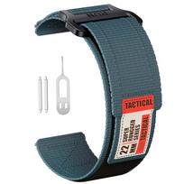 Galaone Garmin Instinct3 E 45mm Watch Strap 22mm Silicone Sport Replaceable Wristband For Instinct1/2 2S 20mm Band 22mm For Instinct tamsiai mėlyna spalva