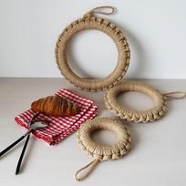 Rope Cup Pad Thickened Table Protector Mat Heat‑blocking Drink Coaster  Dining‑table S